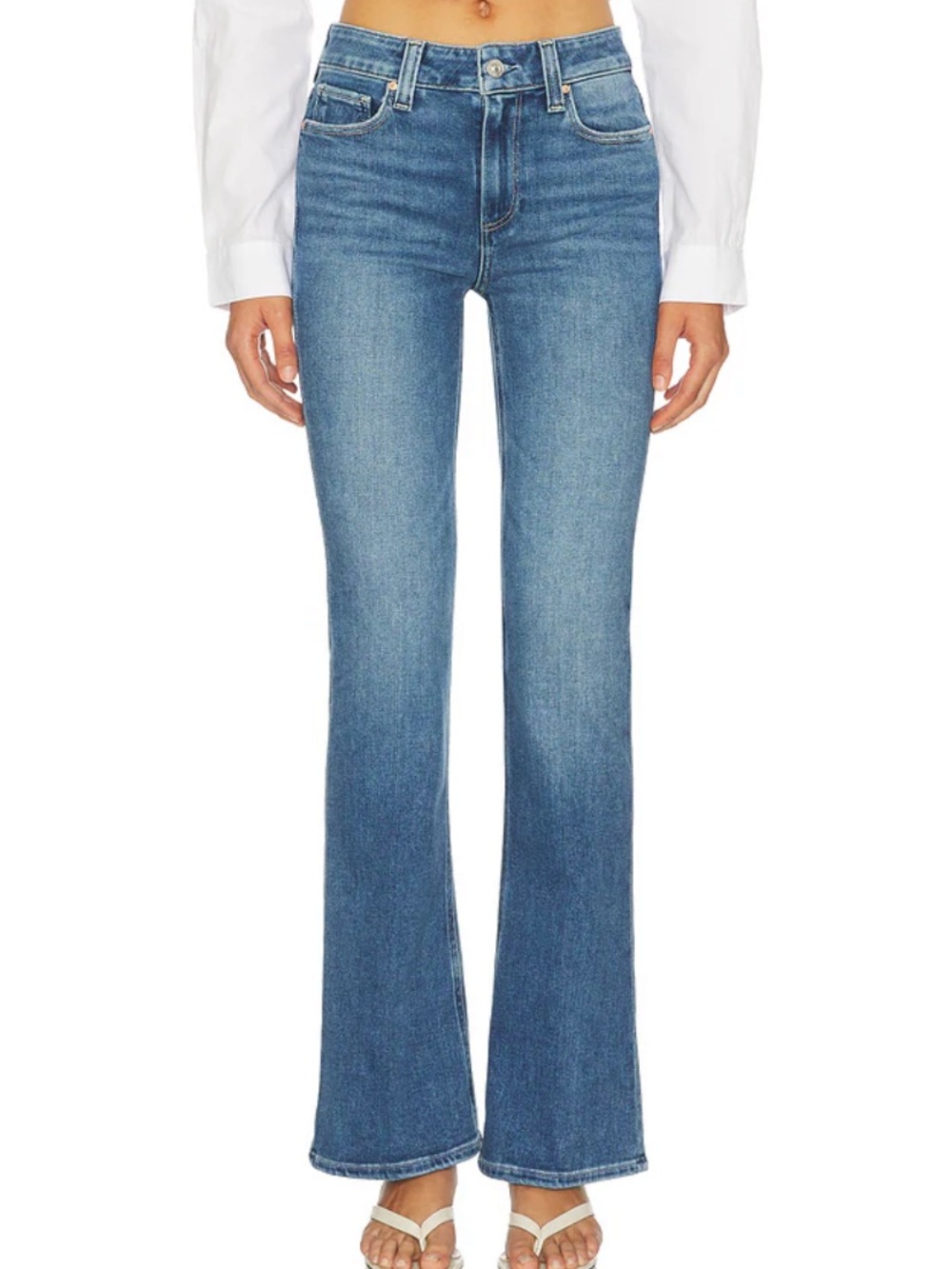Paige Jeans Size 34 High Rise Laurel Canyon Jeans Bootcut